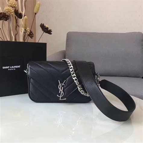 ysl leather strap bag|YSL Bag price.